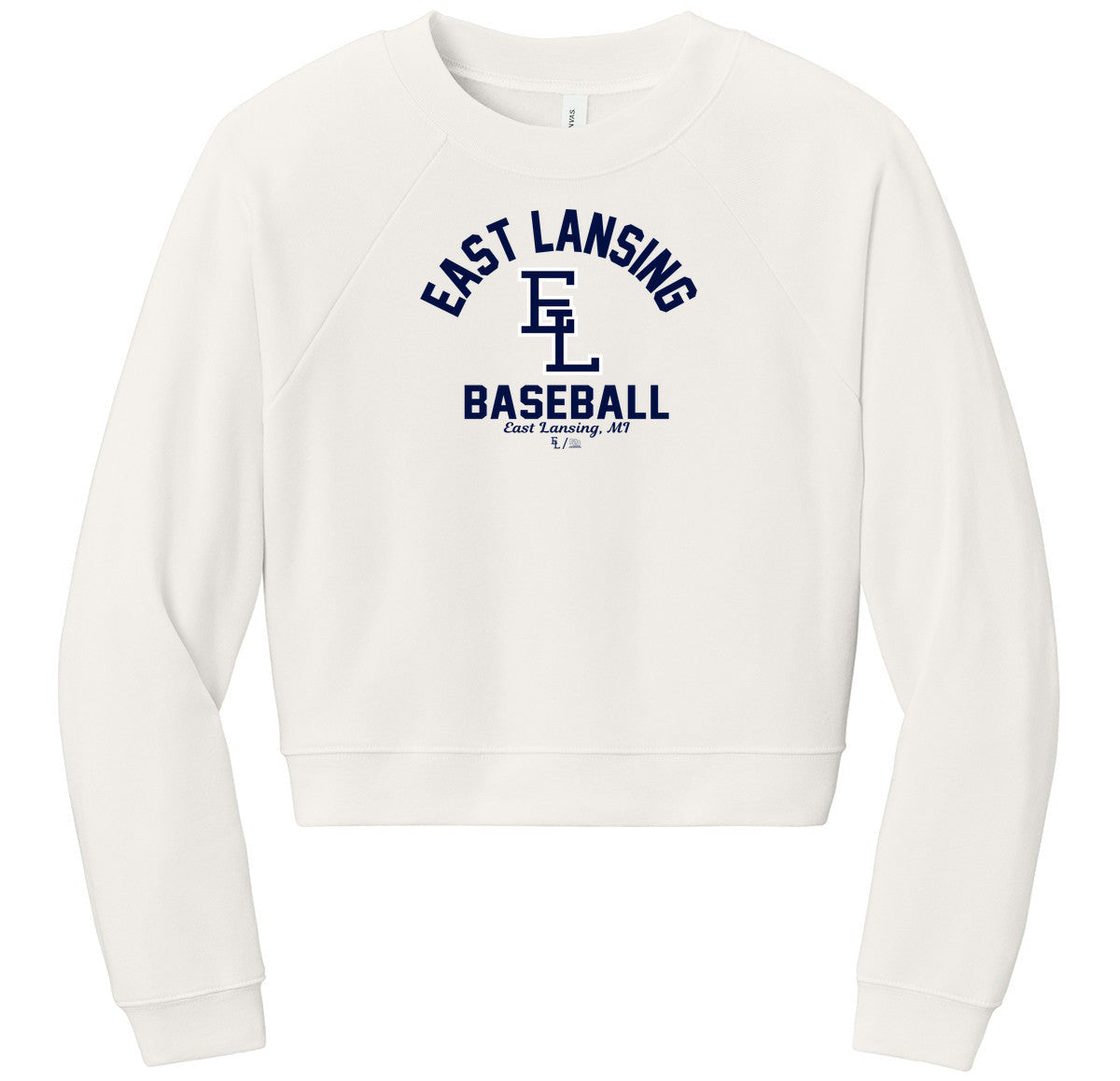 BELLA+CANVAS Women’s Raglan Sponge Fleece Crew