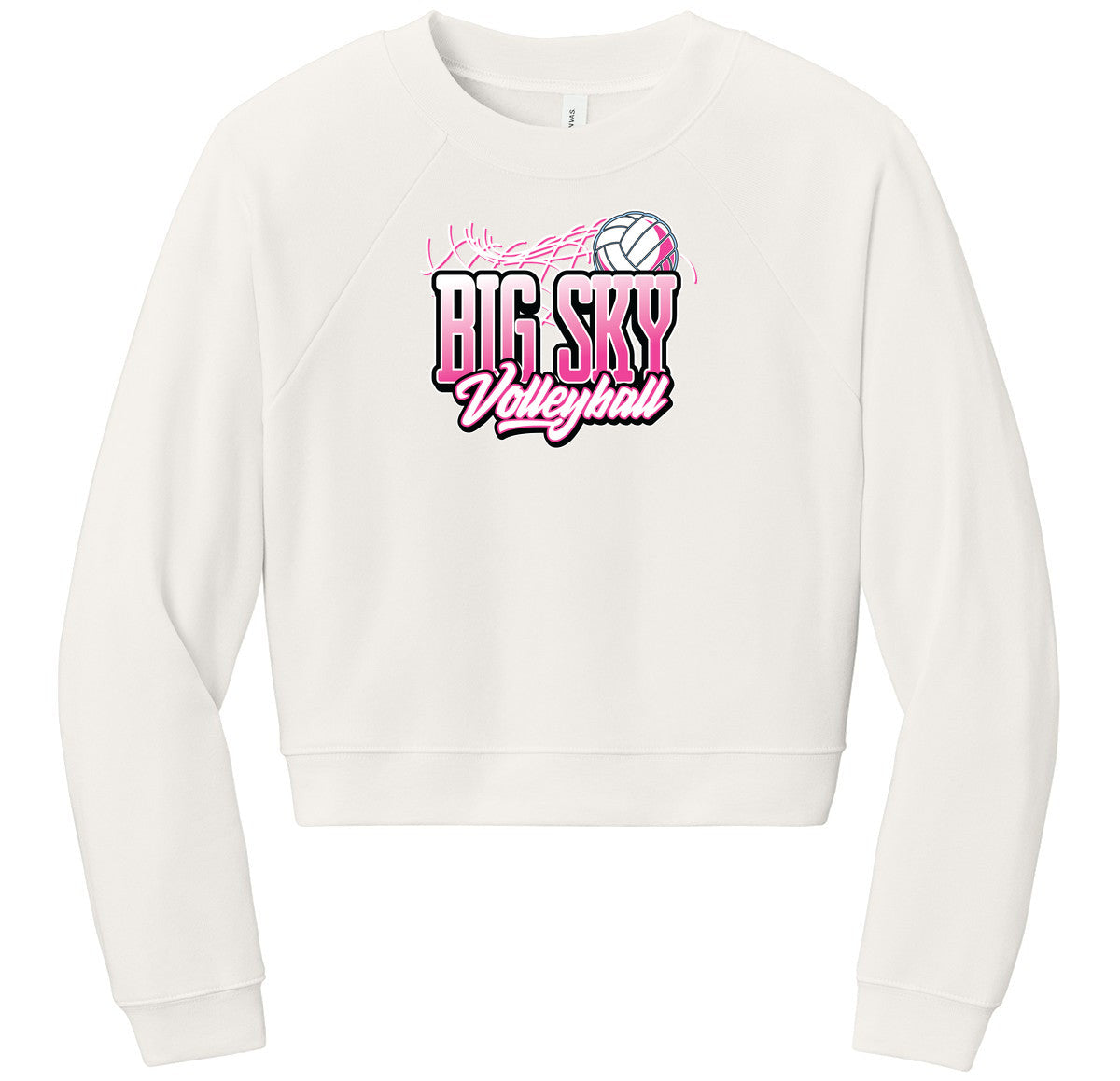BELLA+CANVAS Women’s Raglan Sponge Fleece Crew