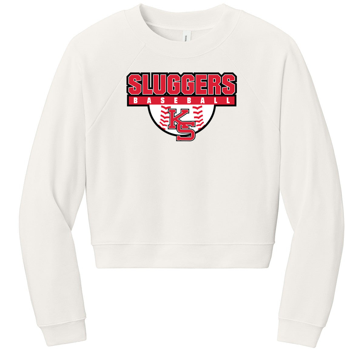 BELLA+CANVAS Women’s Raglan Sponge Fleece Crew