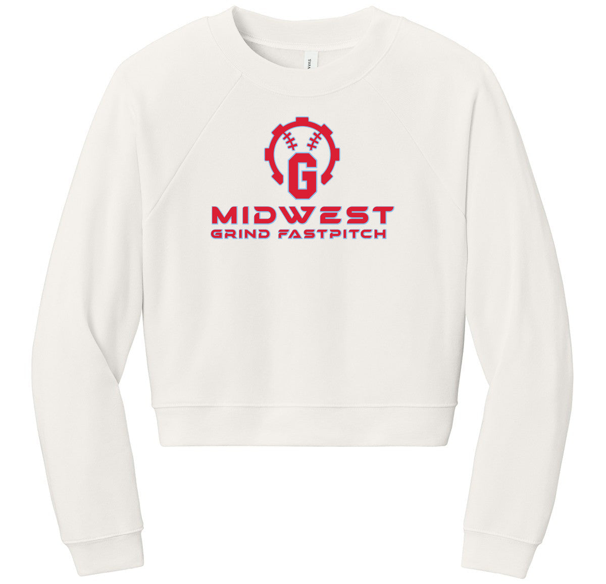 BELLA+CANVAS Women’s Raglan Sponge Fleece Crew