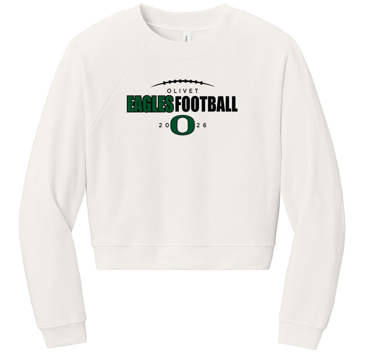 BELLA+CANVAS Women’s Raglan Sponge Fleece Crew