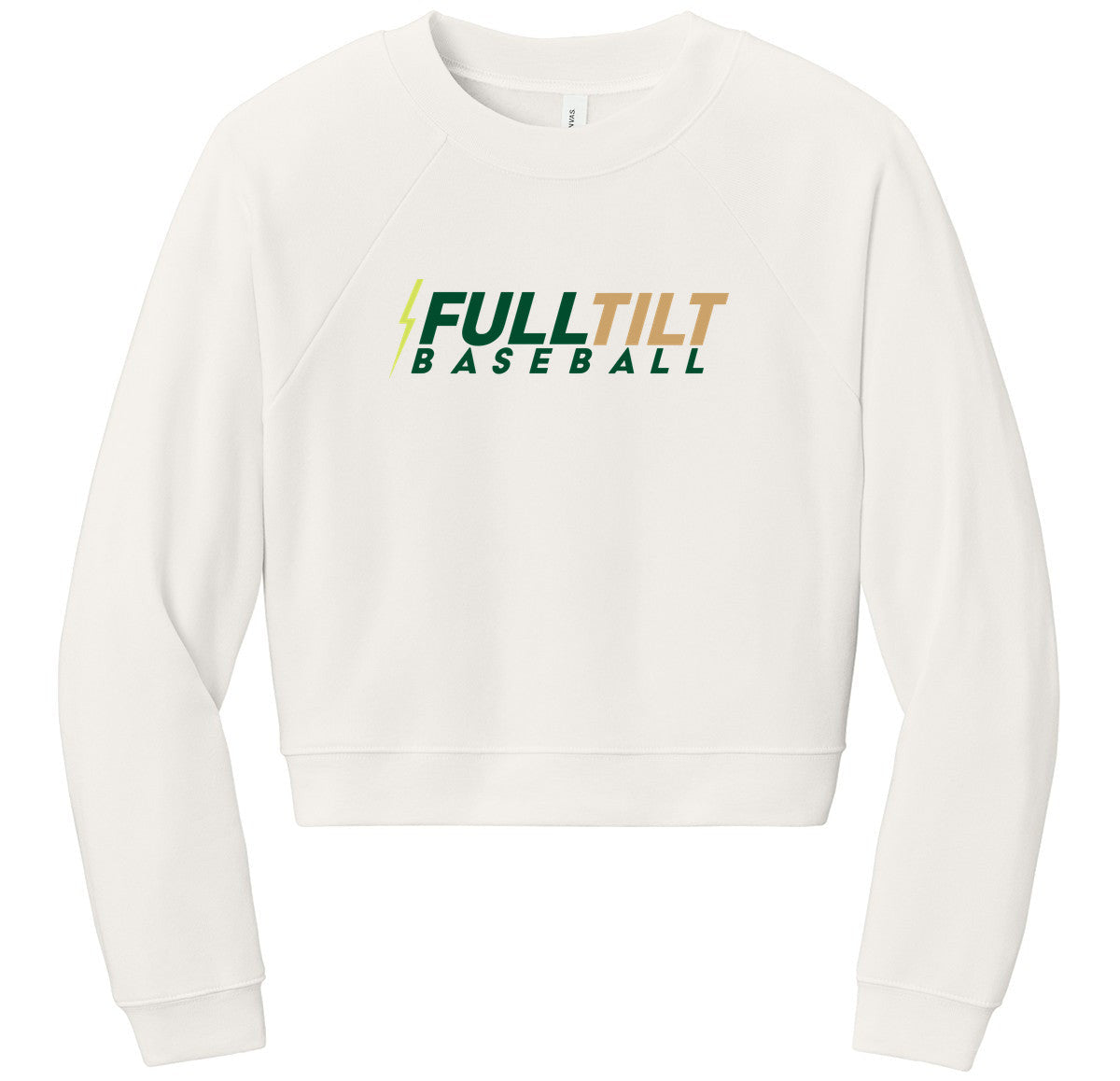 BELLA+CANVAS Women’s Raglan Sponge Fleece Crew