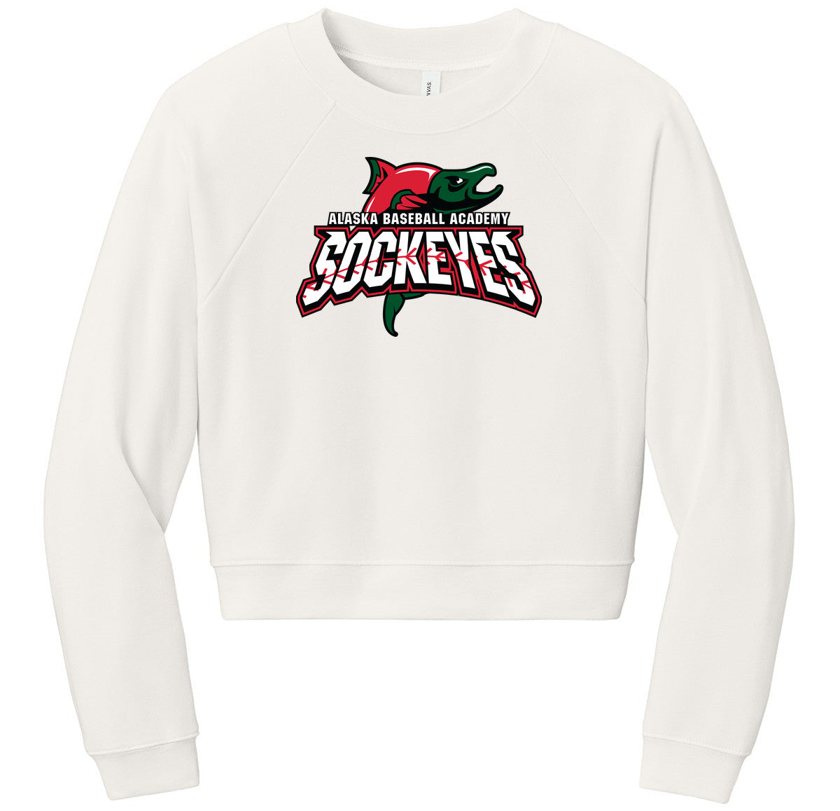 BELLA+CANVAS Women’s Raglan Sponge Fleece Crew