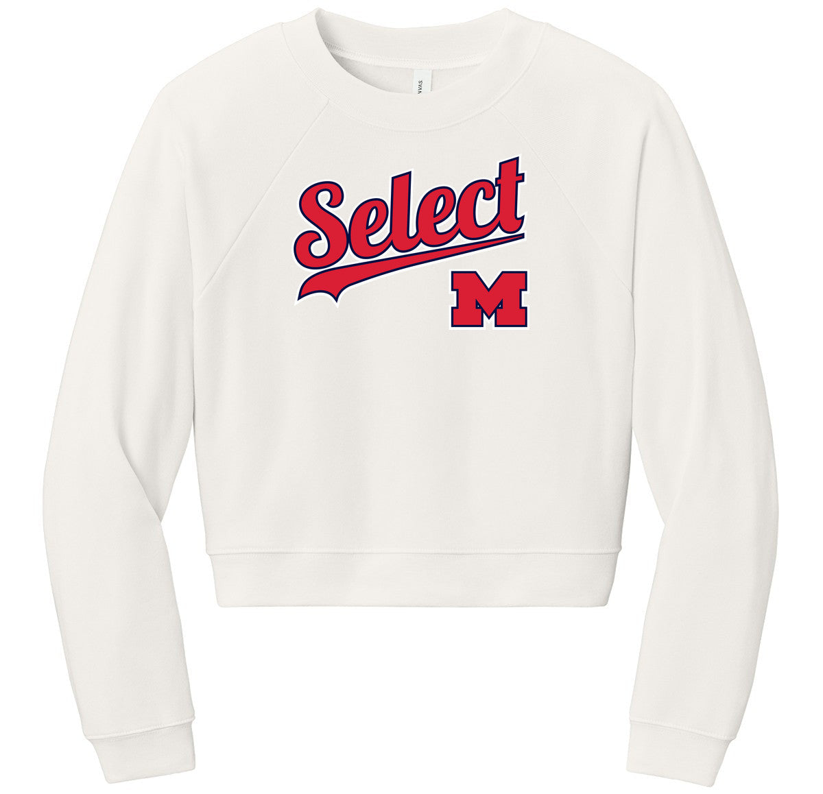 BELLA+CANVAS Women’s Raglan Sponge Fleece Crew