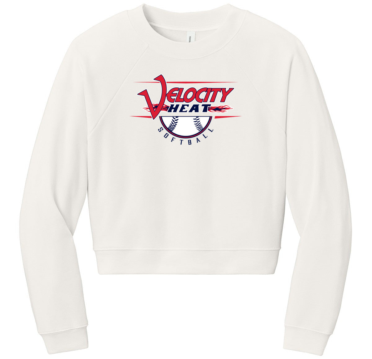 BELLA+CANVAS Women’s Raglan Sponge Fleece Crew