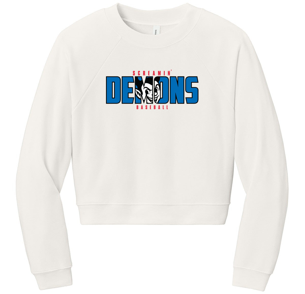 BELLA+CANVAS Women’s Raglan Sponge Fleece Crew