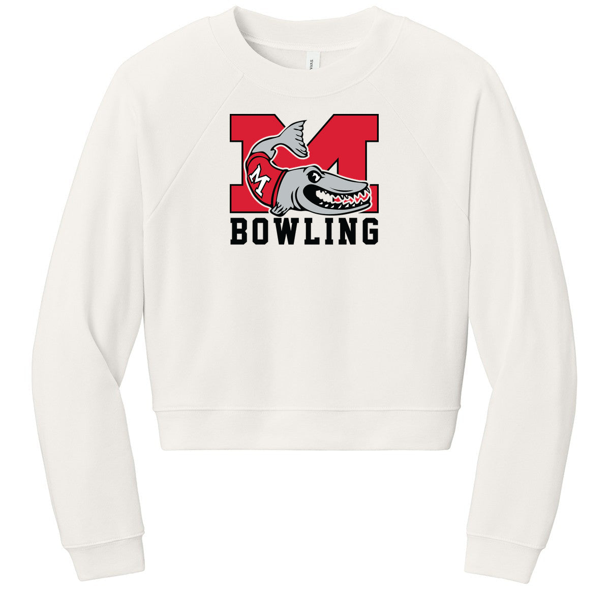 BELLA+CANVAS Women’s Raglan Sponge Fleece Crew