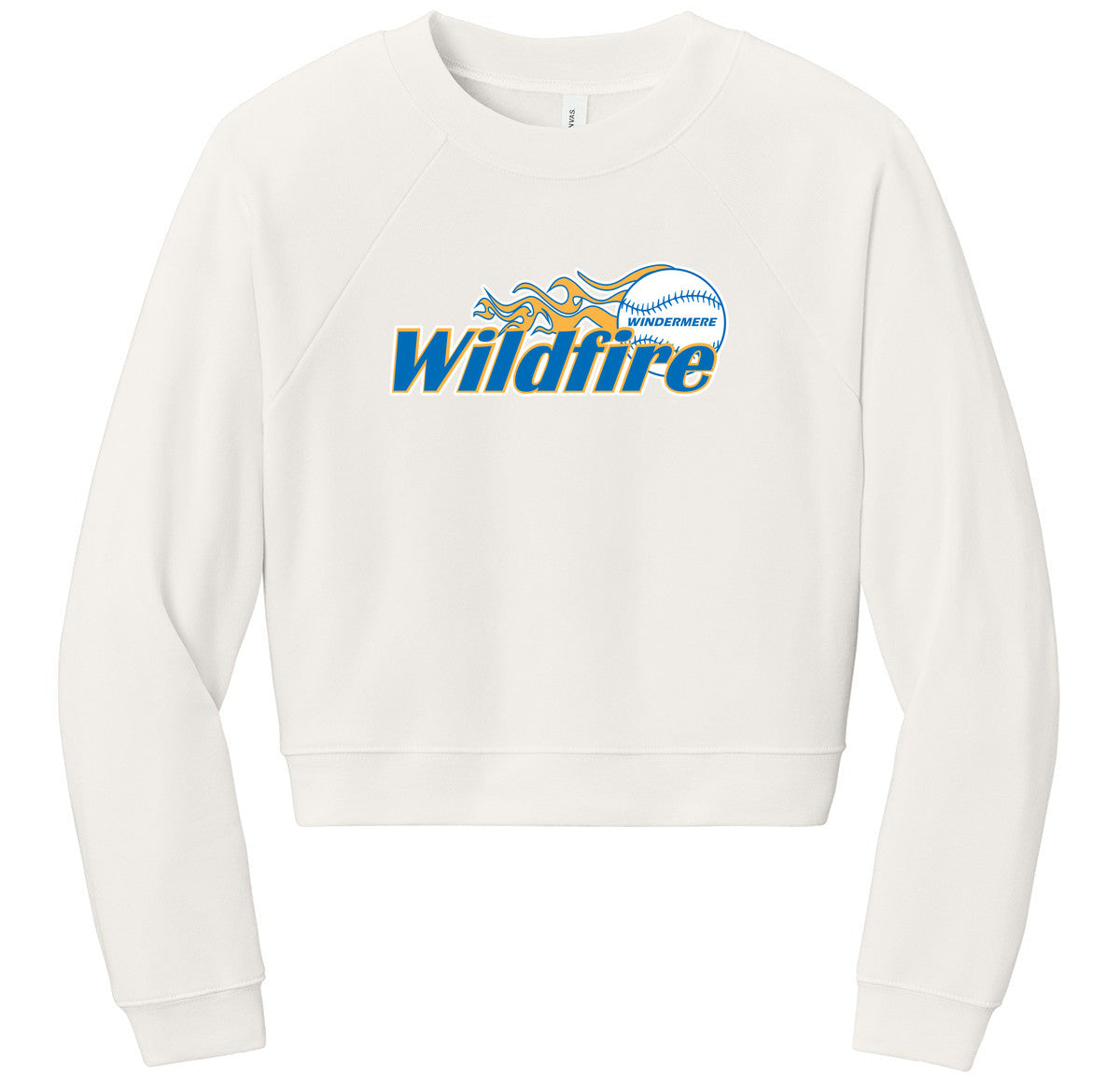 BELLA+CANVAS Women’s Raglan Sponge Fleece Crew