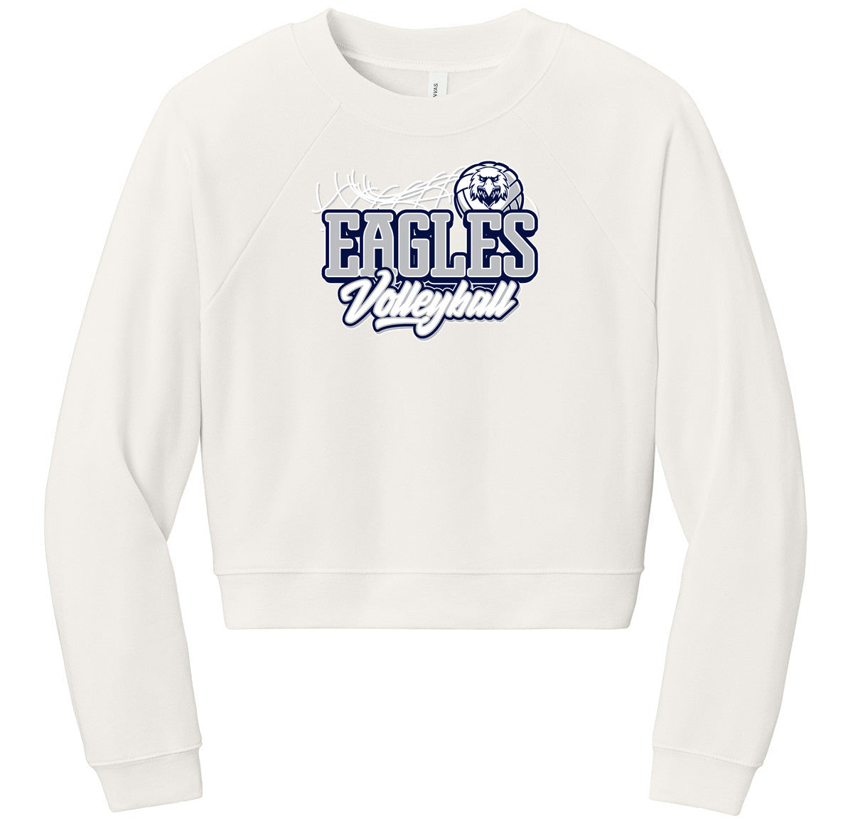 BELLA+CANVAS Women’s Raglan Sponge Fleece Crew
