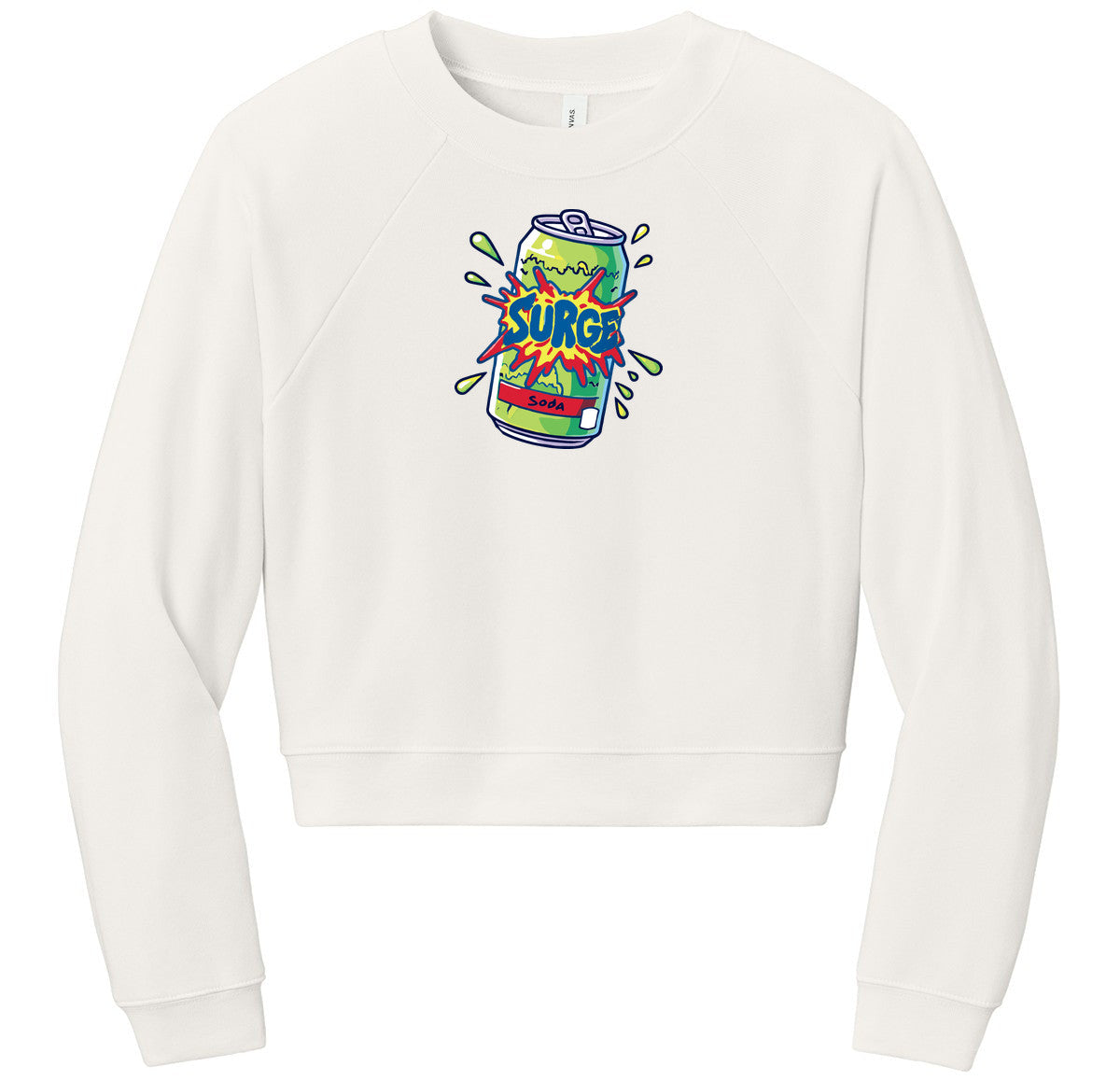 BELLA+CANVAS Women’s Raglan Sponge Fleece Crew