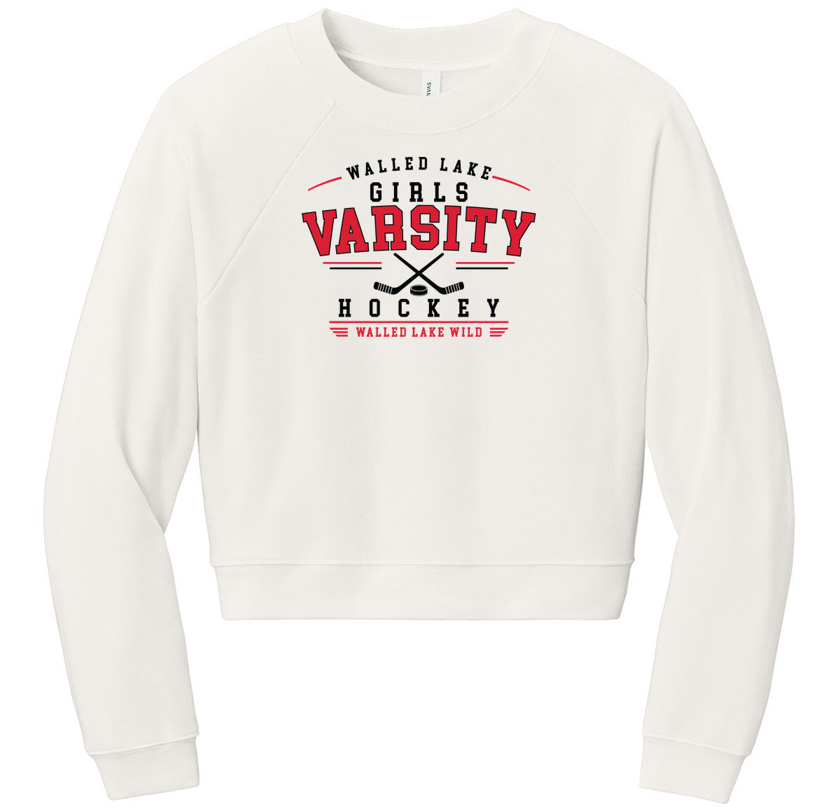 BELLA+CANVAS Women’s Raglan Sponge Fleece Crew