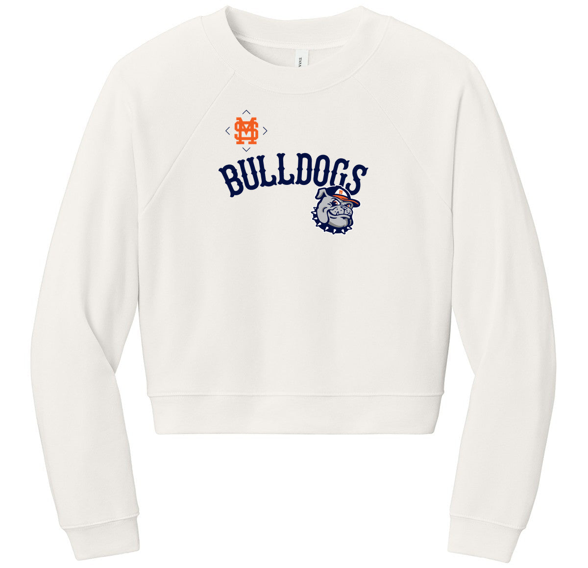 BELLA+CANVAS Women’s Raglan Sponge Fleece Crew