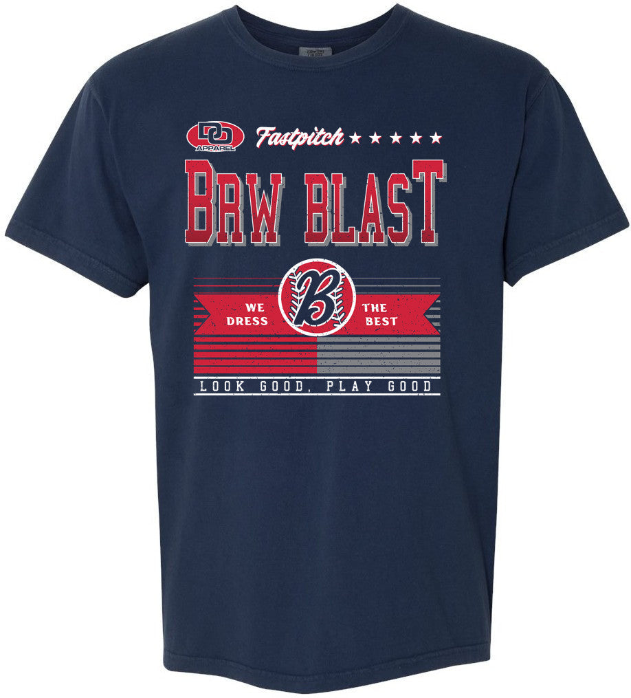 Comfort Colors Team Tee - Navy Vintage