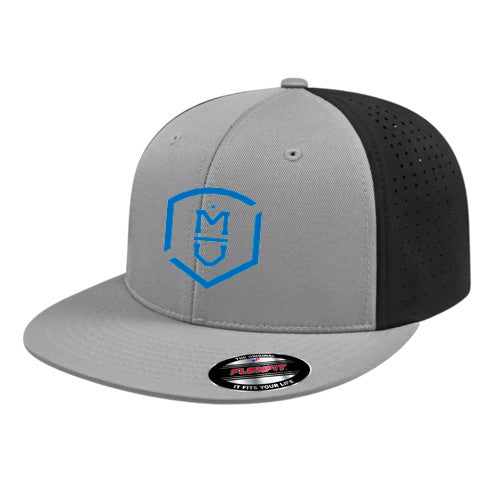 Flexfit Perforated Performance Cap - MU Silver/Silver/Black