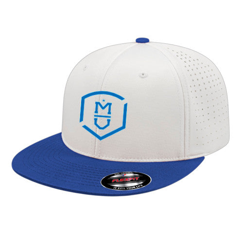 Flexfit Perforated Performance Cap - MU White/Royal