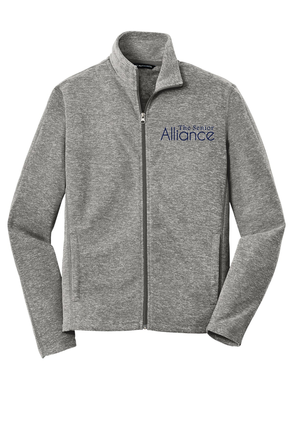 Heather Microfleece Full-Zip Jacket