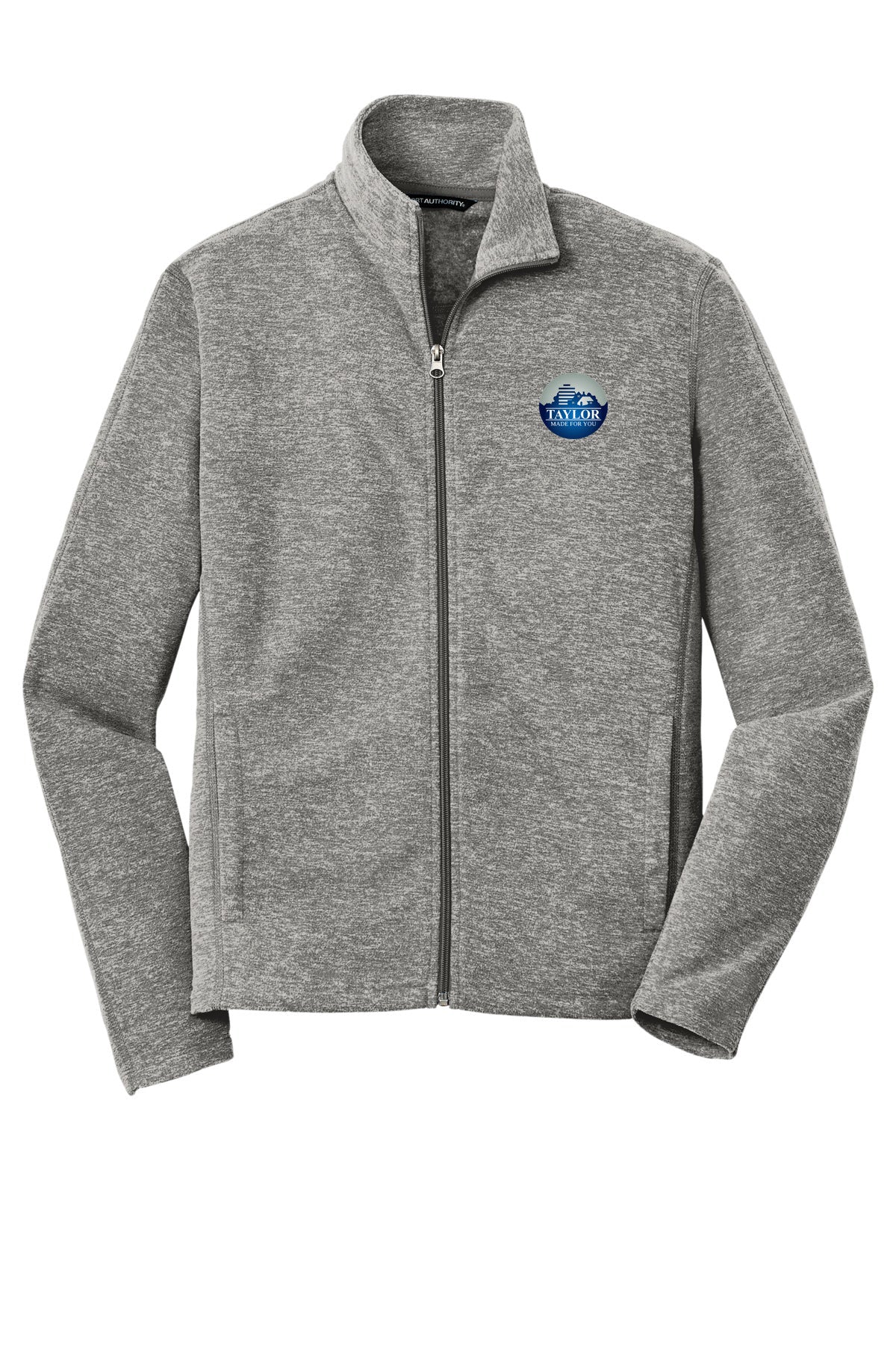Heather Microfleece Full-Zip Jacket