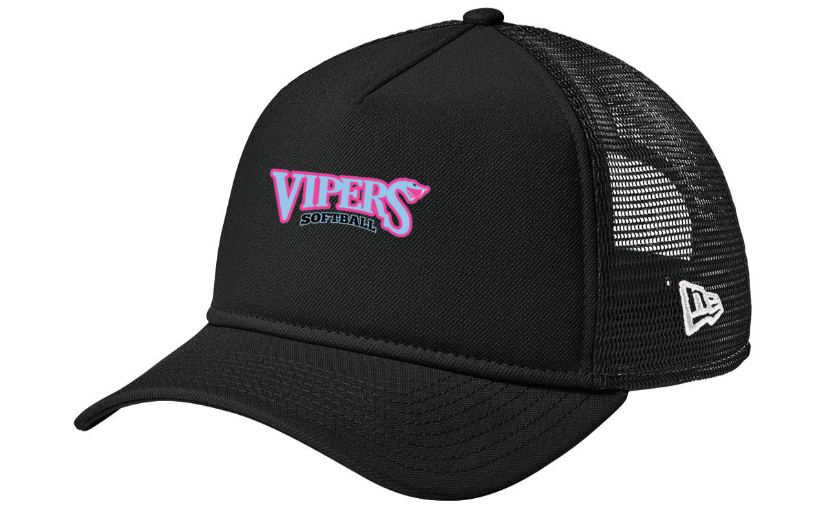 New Era A-Frame Snapback Mesh Back Cap