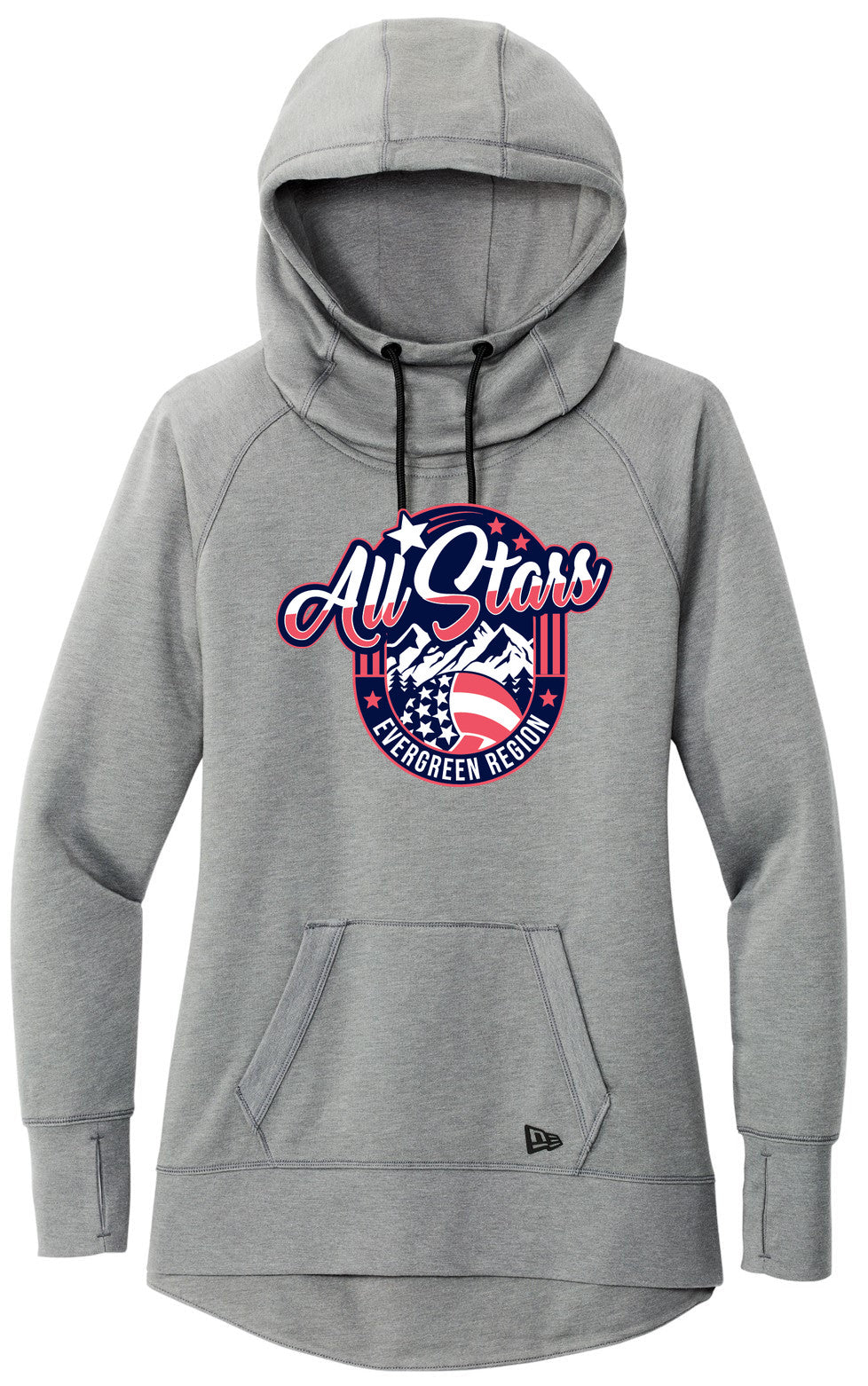 New Era Women's Tri-Blend Fleece Hoodie