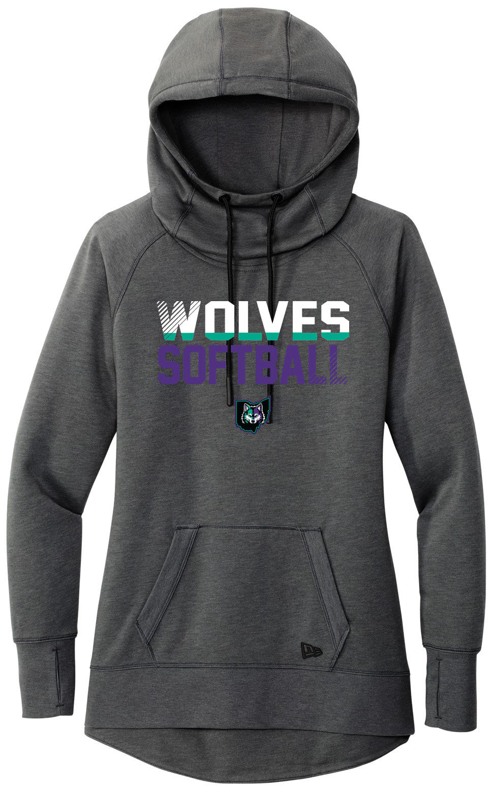 New Era Women's Tri-Blend Fleece Hoodie
