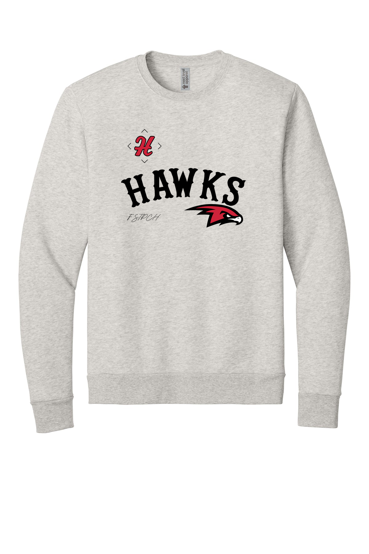 Next Level Adult Malibu Crewneck Sweatshirt