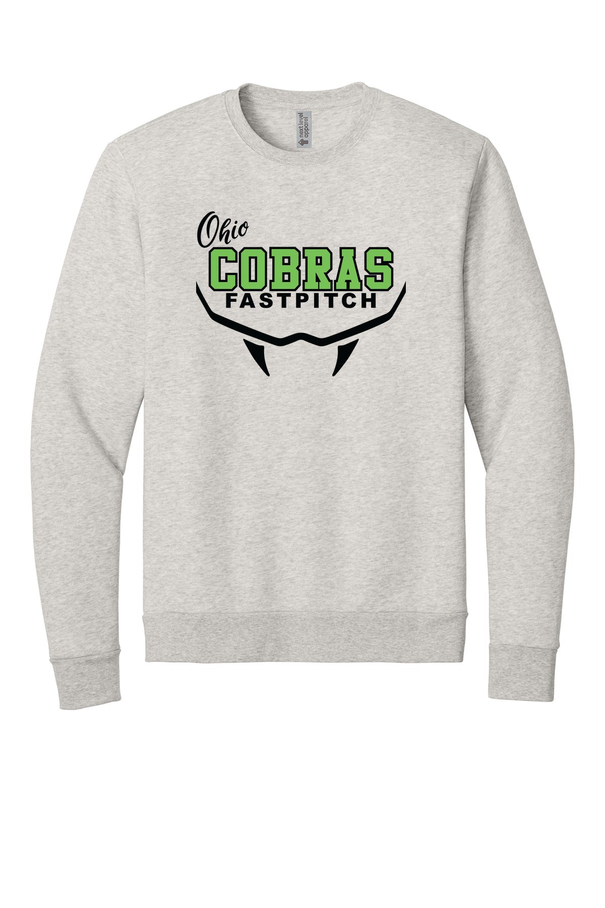 Next Level Adult Malibu Crewneck Sweatshirt