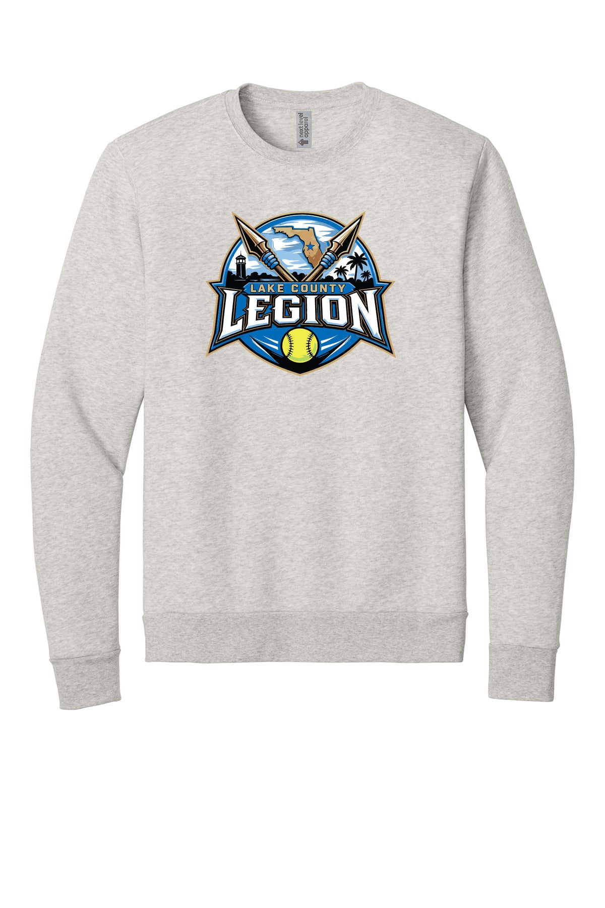 Next Level Adult Malibu Crewneck Sweatshirt