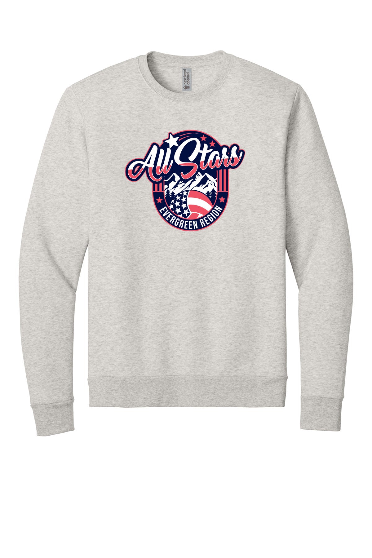 Next Level Adult Malibu Crewneck Sweatshirt