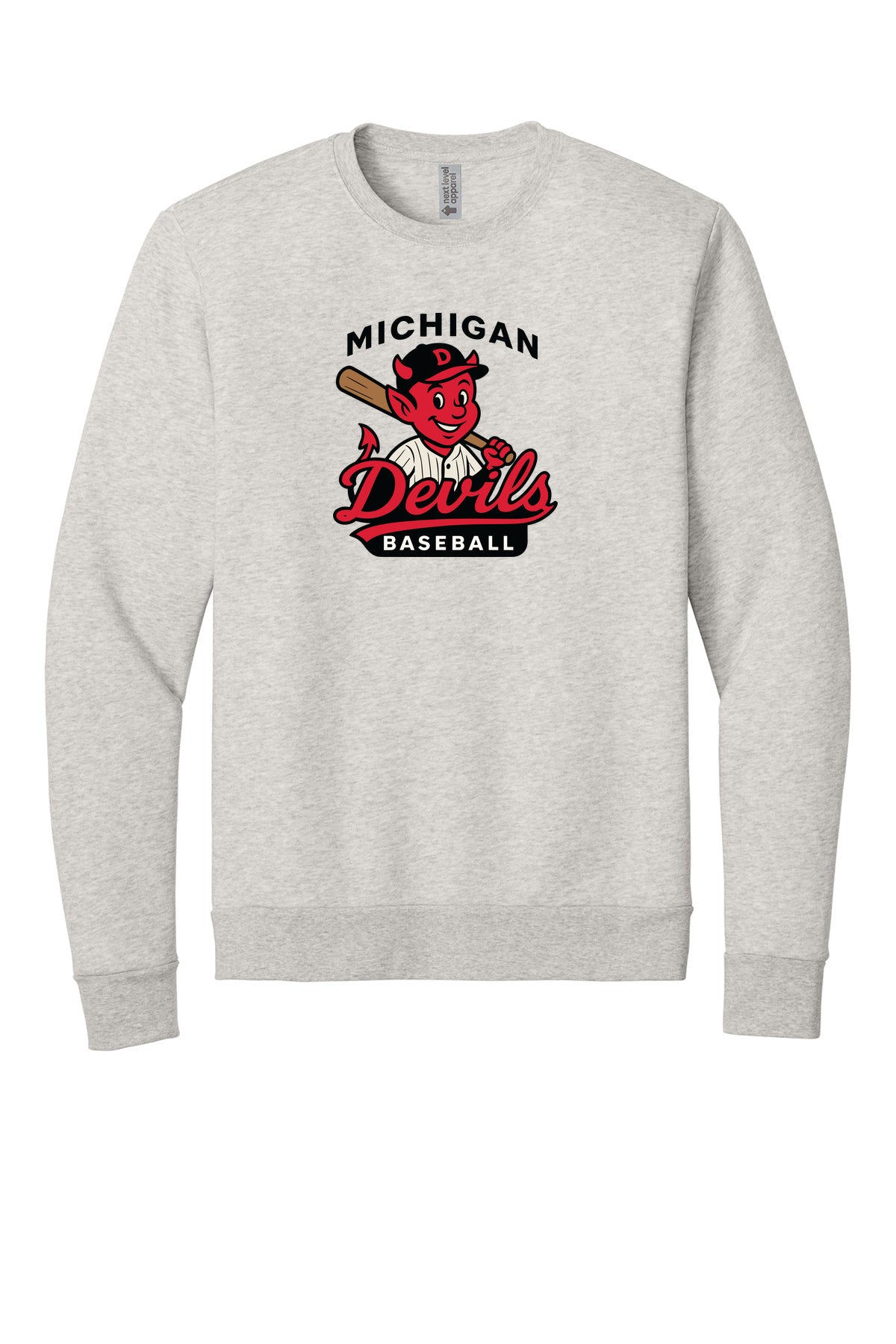 Next Level Adult Malibu Crewneck Sweatshirt