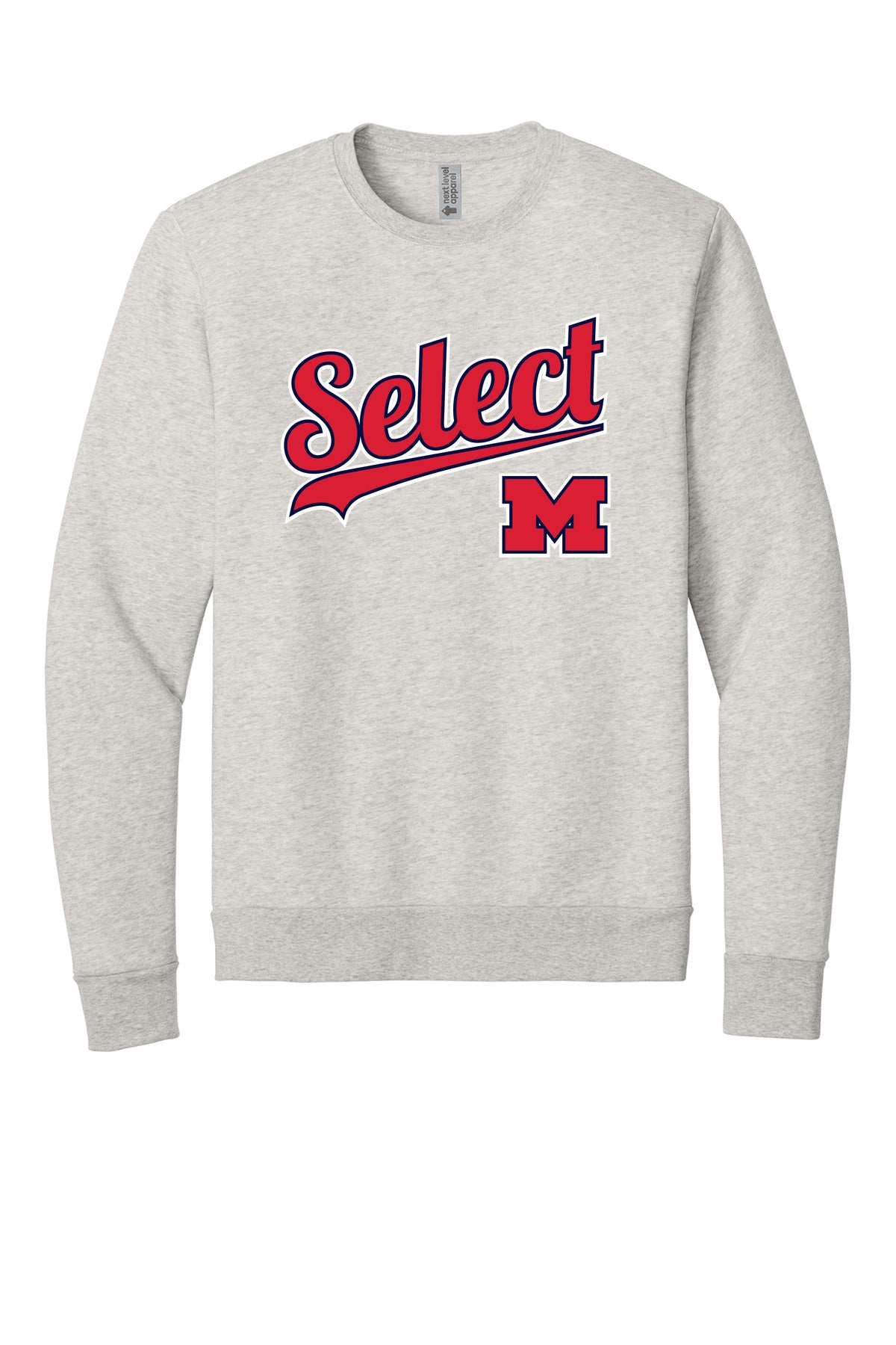 Next Level Adult Malibu Crewneck Sweatshirt
