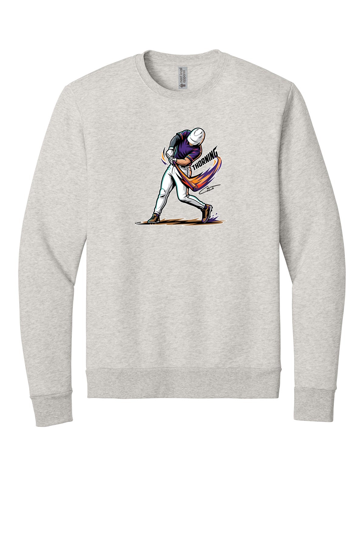 Next Level Adult Malibu Crewneck Sweatshirt