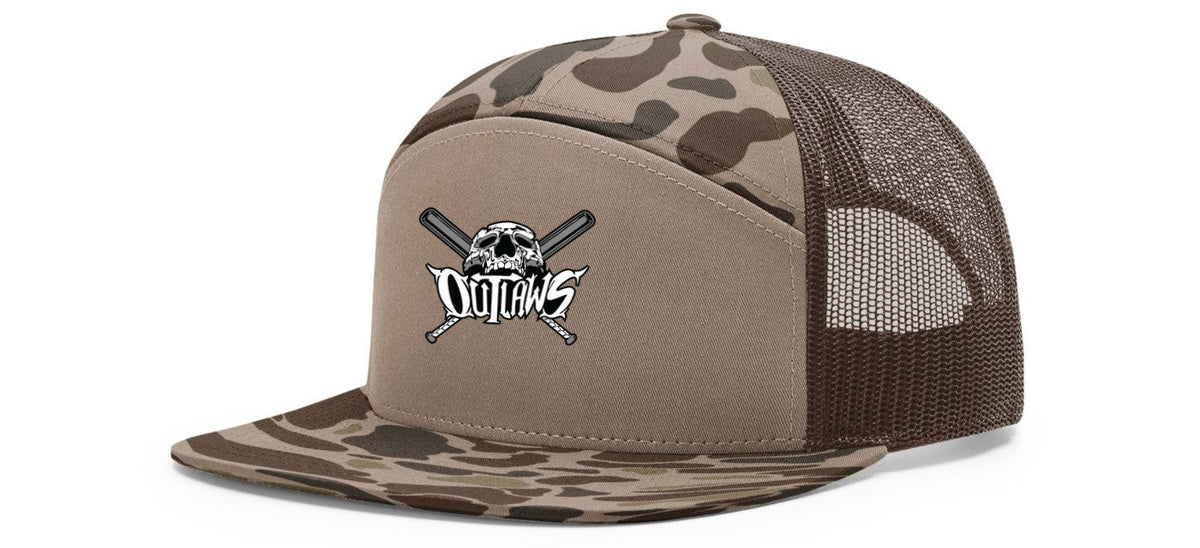 Printed 7 Panel Mesh Back