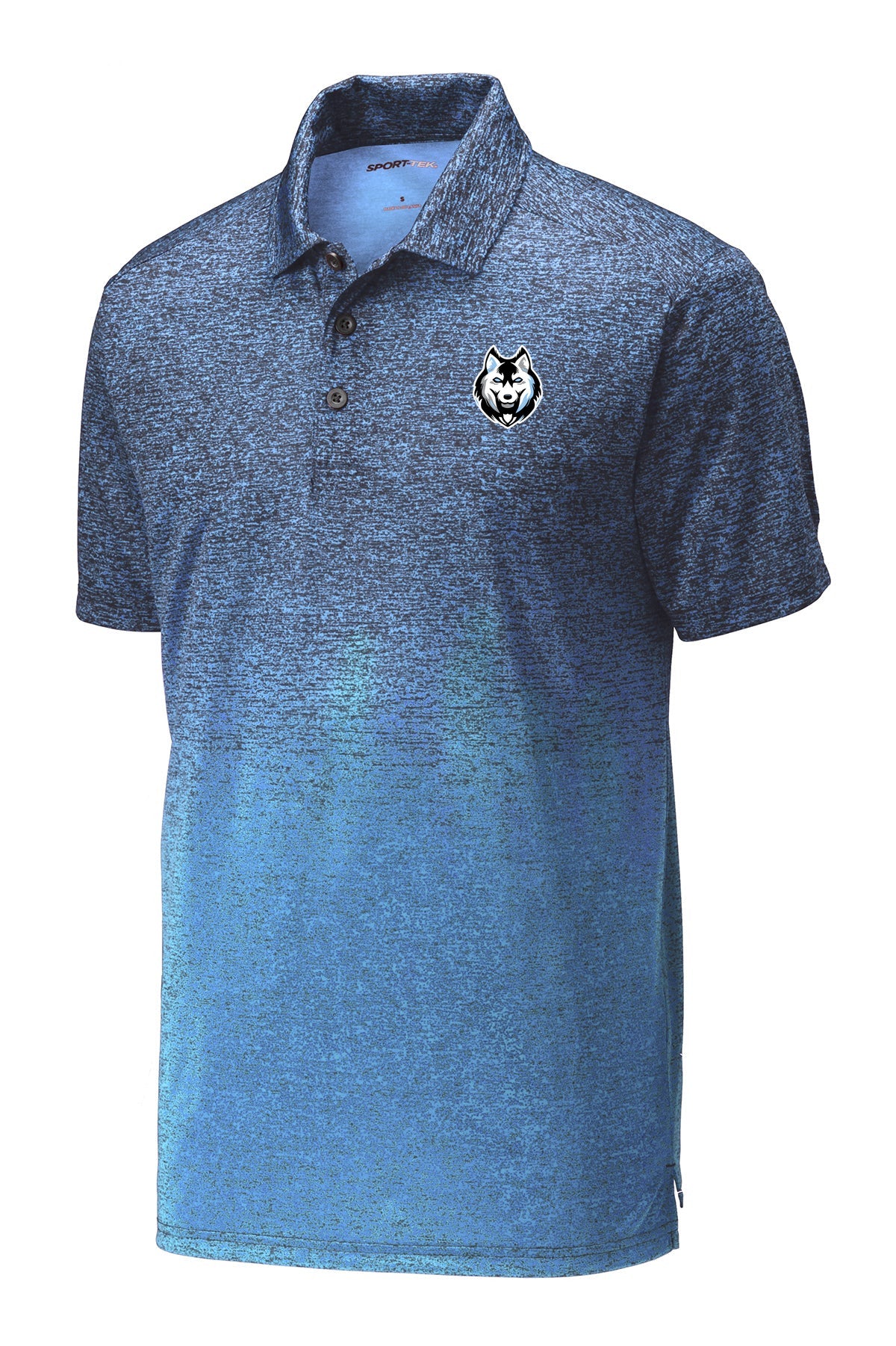 Sport-Tek Ombre Heather Polo