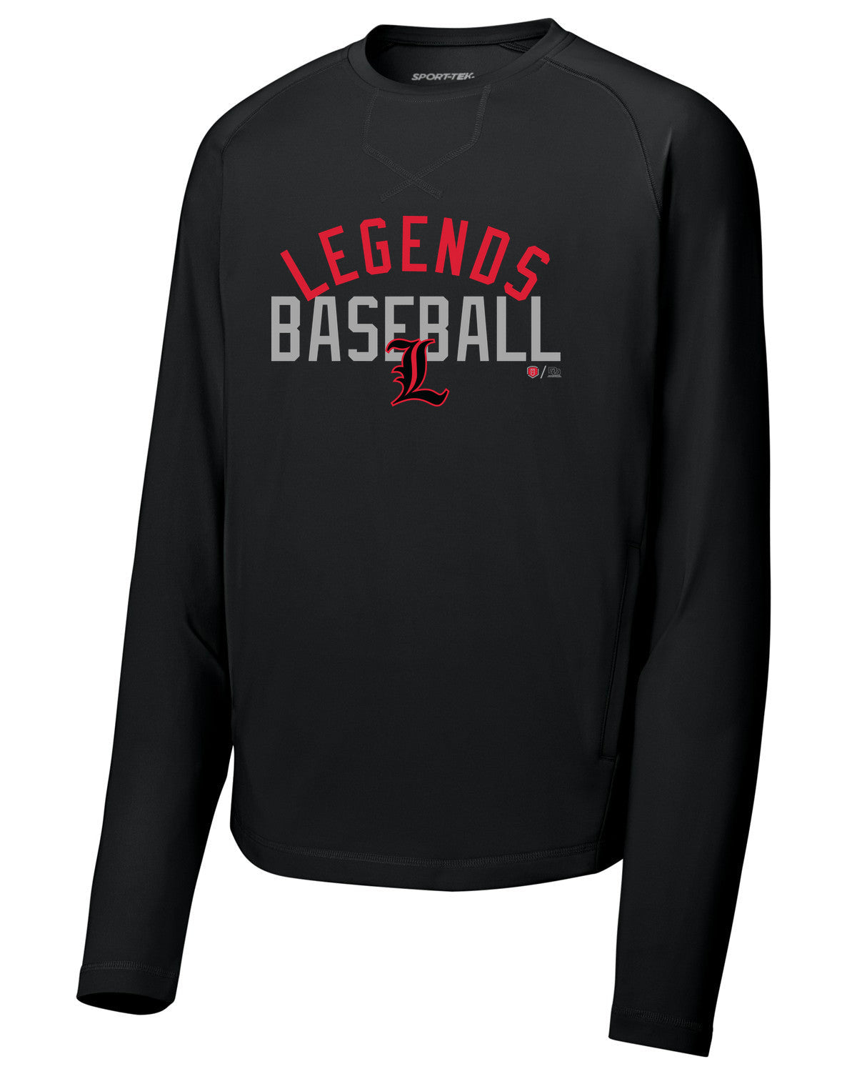 Sport-Wick Stretch Pocketed Crewneck