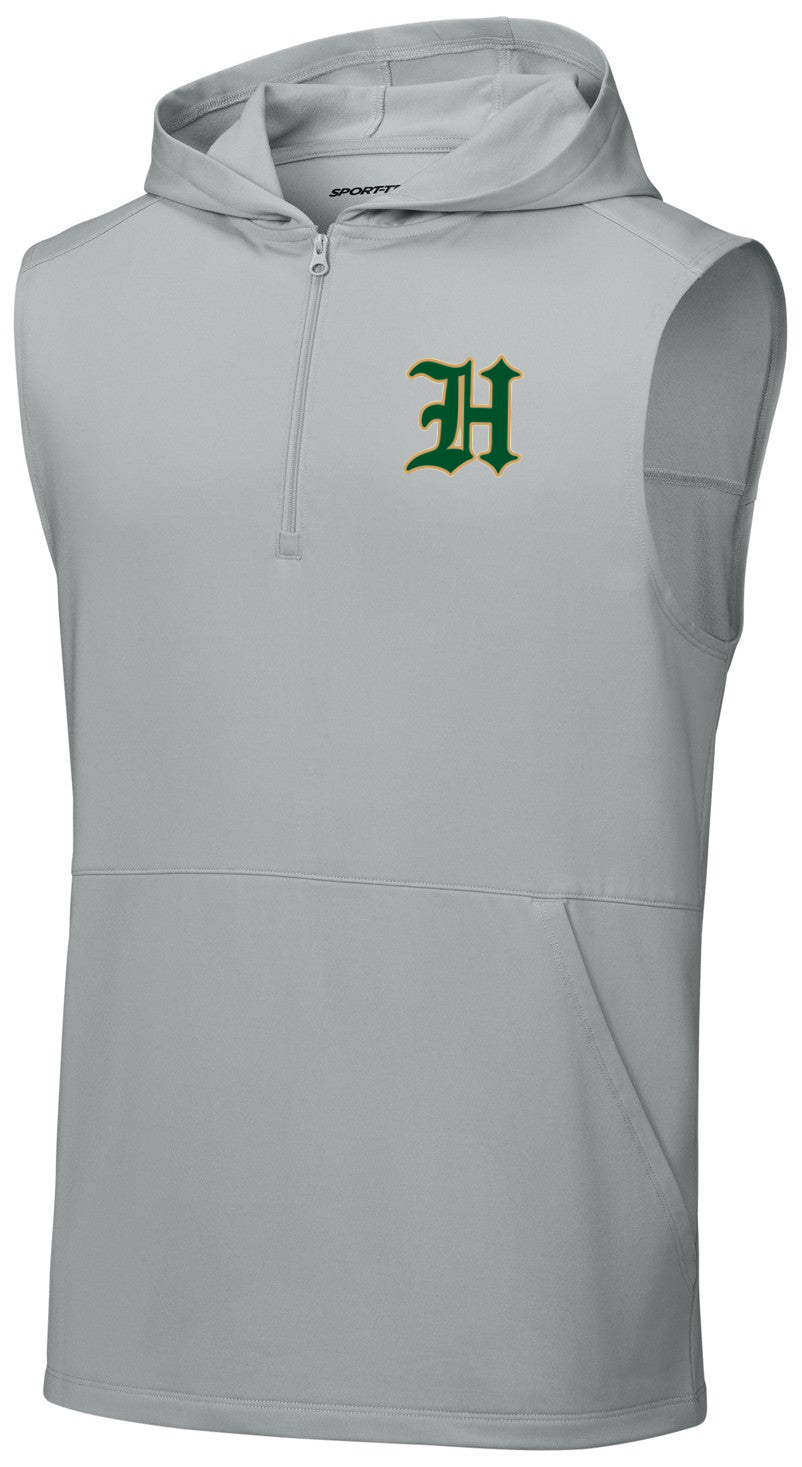 Sport-Wick Stretch Sleeveless Hooded 1/4-Zip
