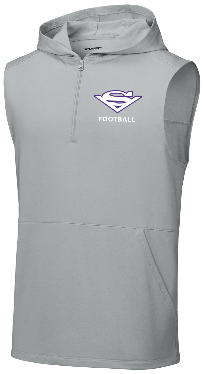 Sport-Wick Stretch Sleeveless Hooded 1/4-Zip