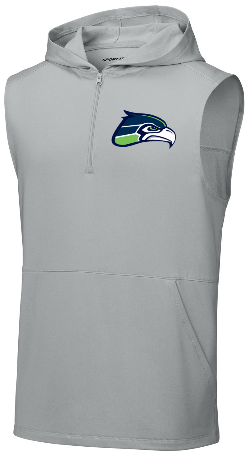 Sport-Wick Stretch Sleeveless Hooded 1/4-Zip
