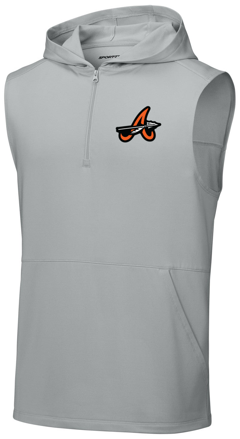 Sport-Wick Stretch Sleeveless Hooded 1/4-Zip