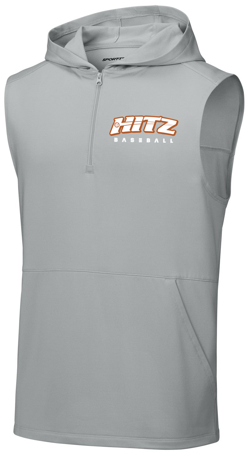 Sport-Wick Stretch Sleeveless Hooded 1/4-Zip