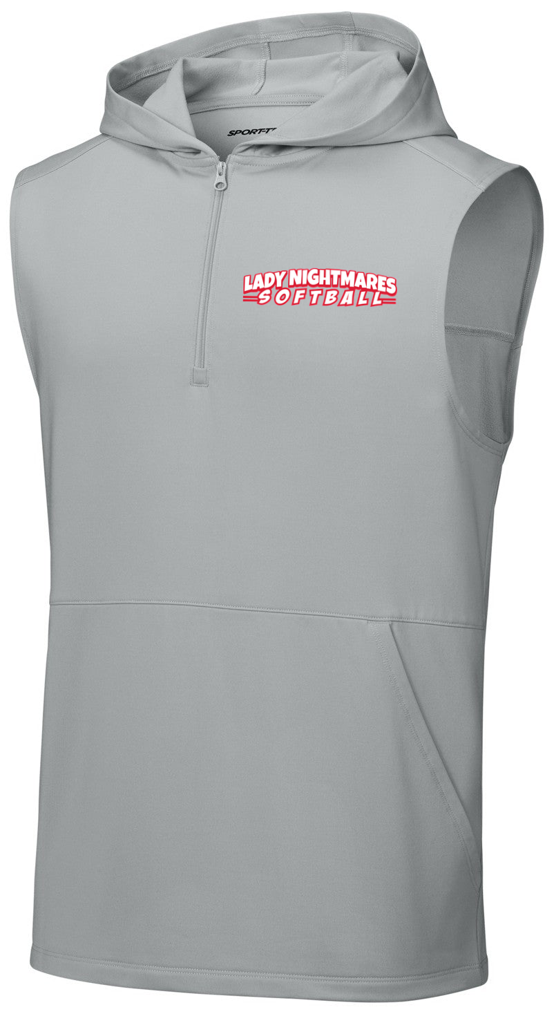 Sport-Wick Stretch Sleeveless Hooded 1/4-Zip