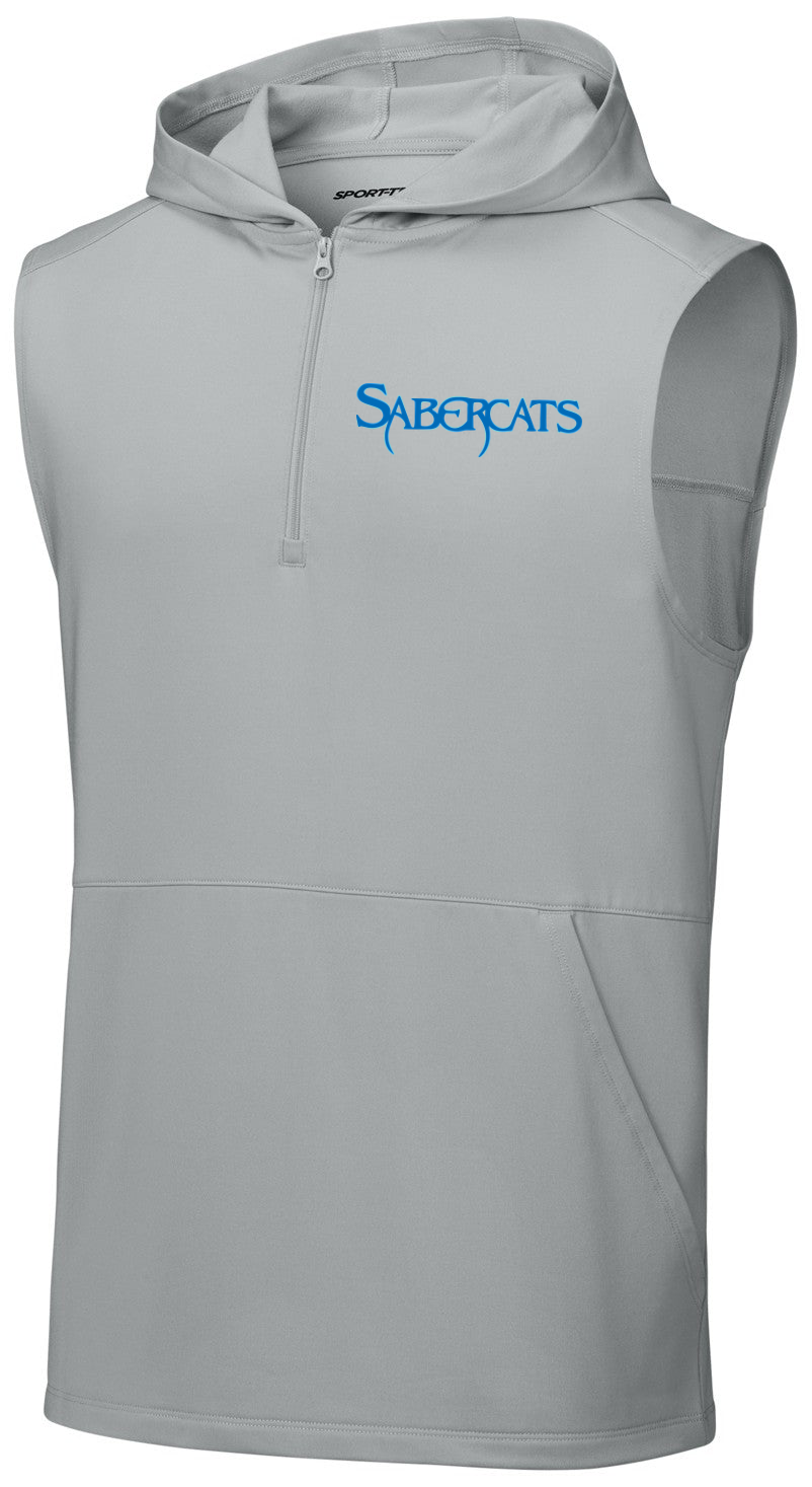 Sport-Wick Stretch Sleeveless Hooded 1/4-Zip