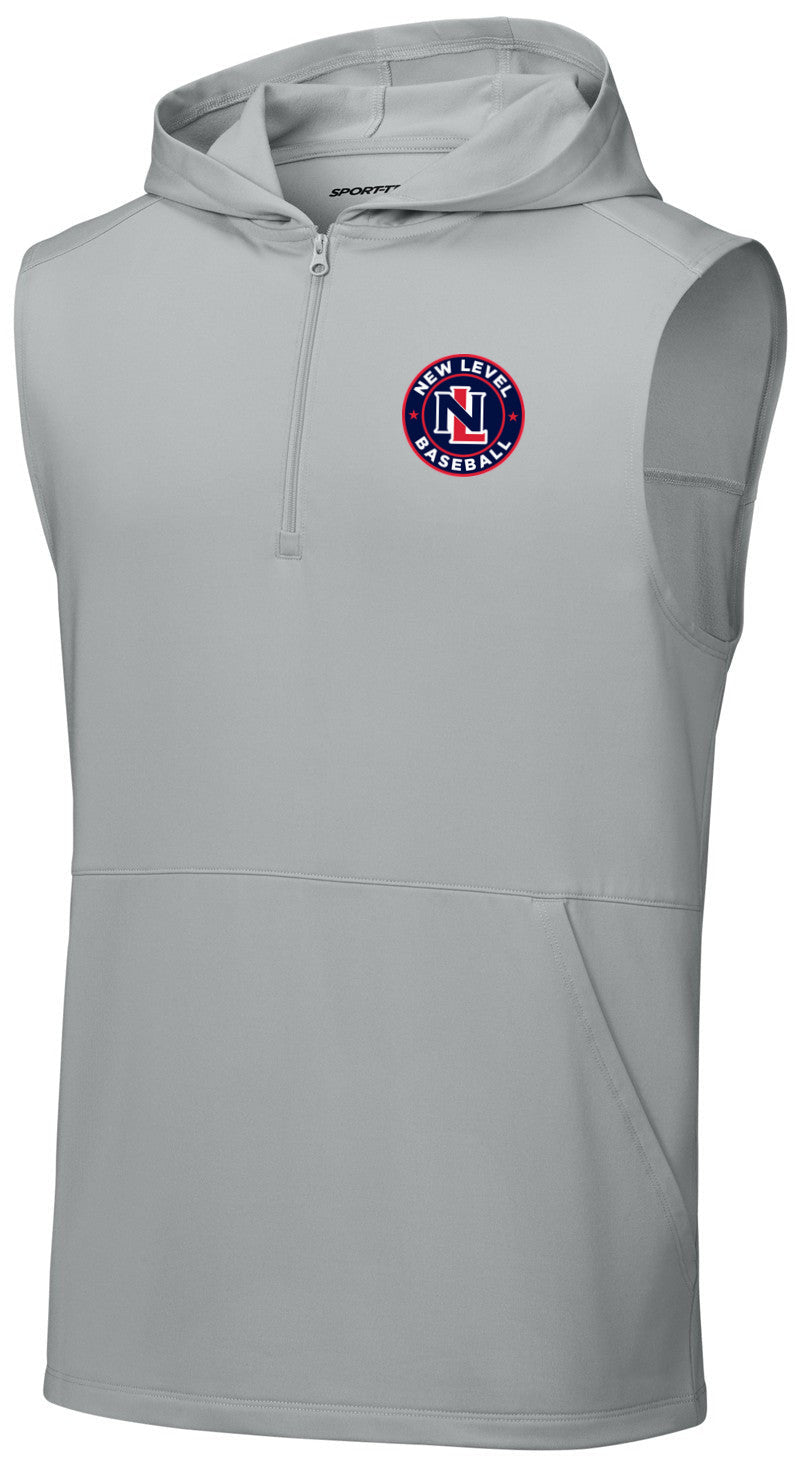 Sport-Wick Stretch Sleeveless Hooded 1/4-Zip