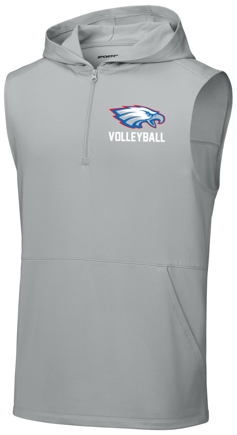 Sport-Wick Stretch Sleeveless Hooded 1/4-Zip