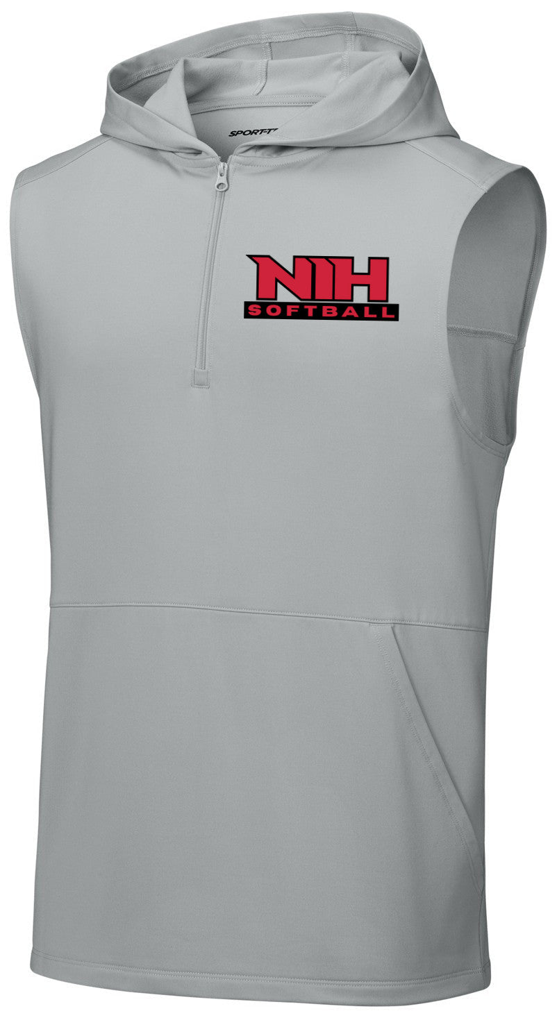 Sport-Wick Stretch Sleeveless Hooded 1/4-Zip