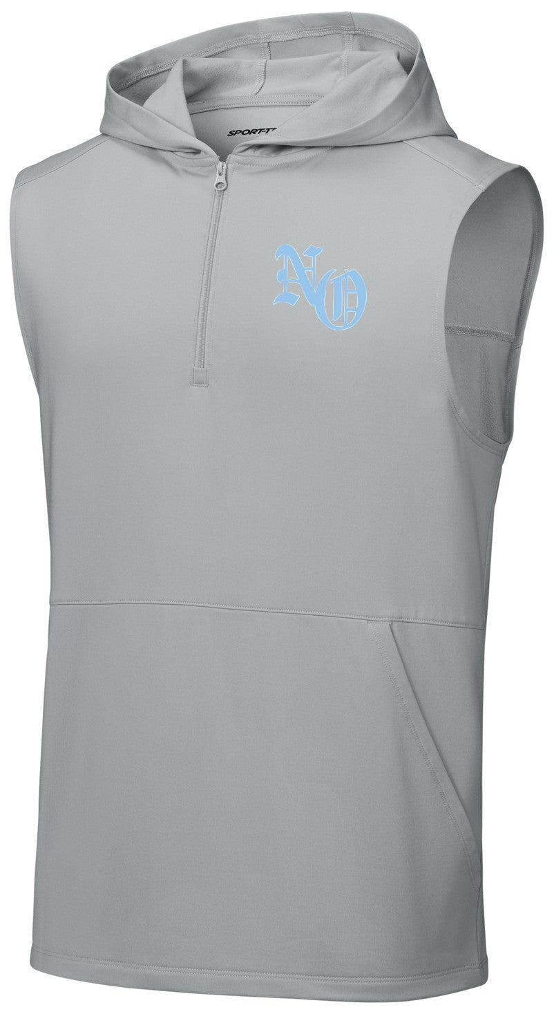 Sport-Wick Stretch Sleeveless Hooded 1/4-Zip