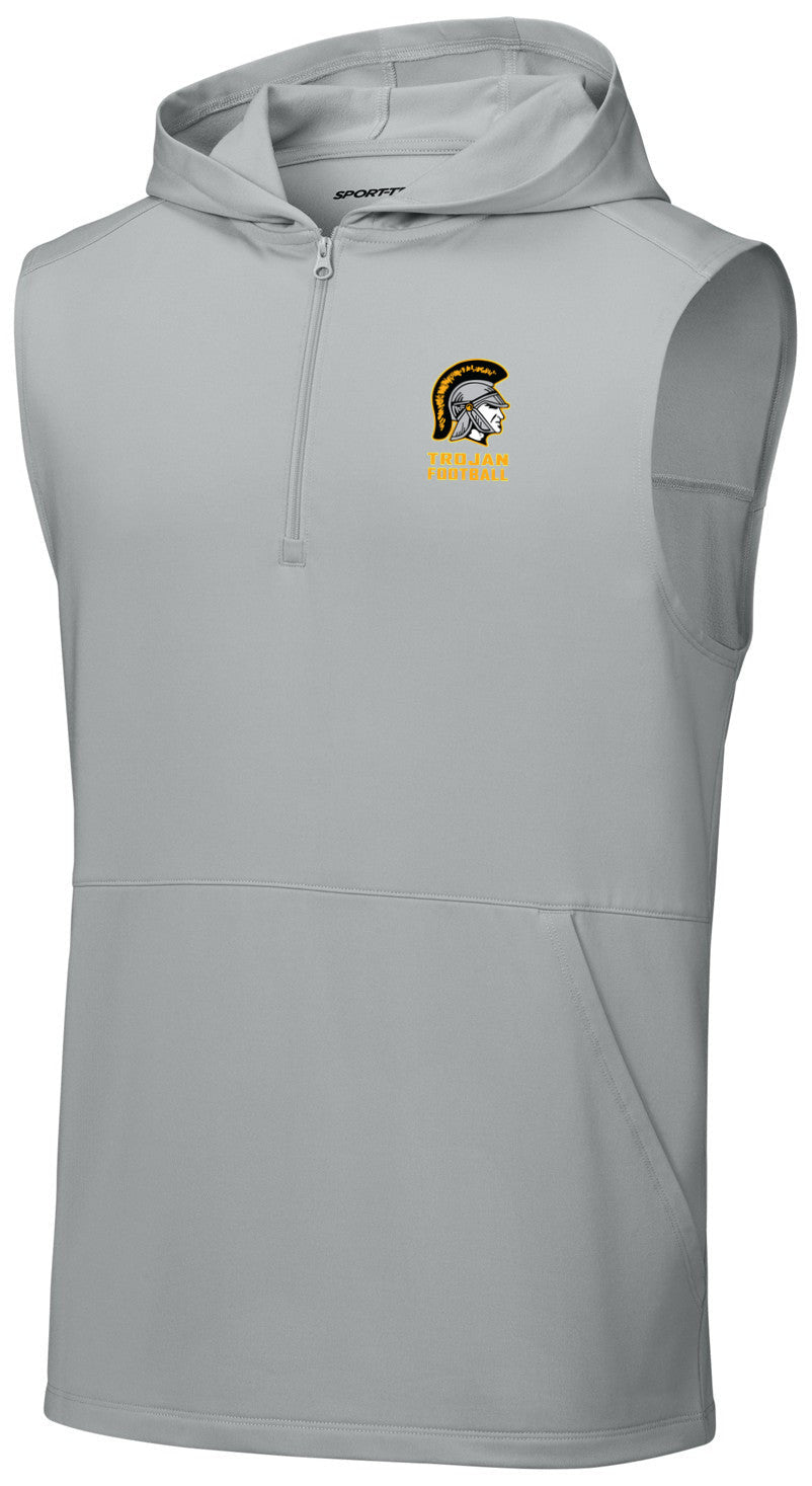 Sport-Wick Stretch Sleeveless Hooded 1/4-Zip