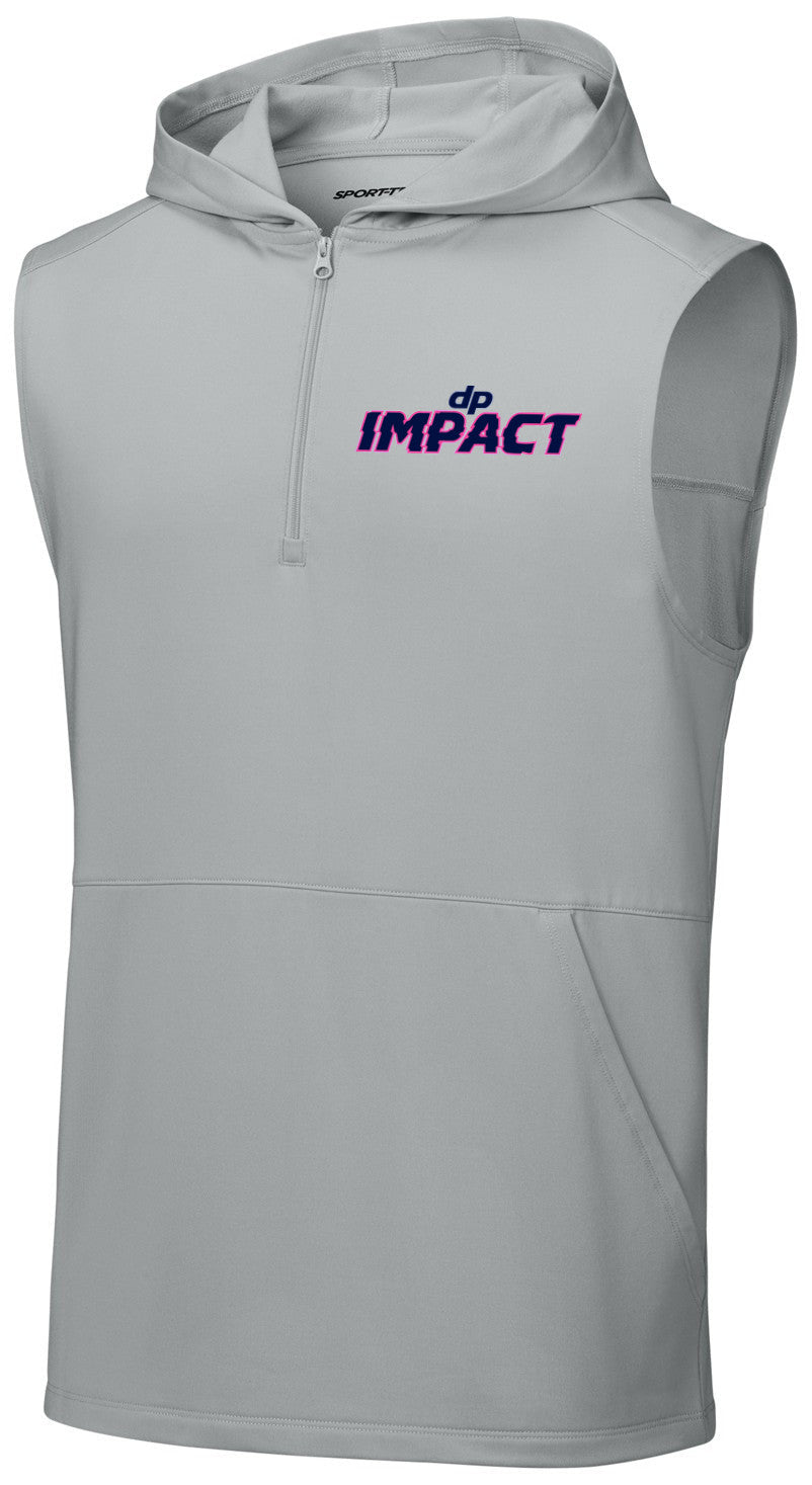 Sport-Wick Stretch Sleeveless Hooded 1/4-Zip