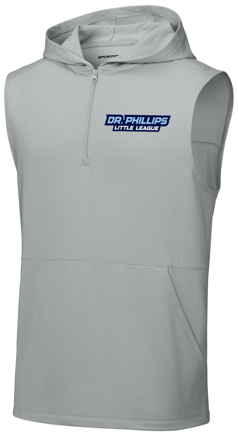 Sport-Wick Stretch Sleeveless Hooded 1/4-Zip