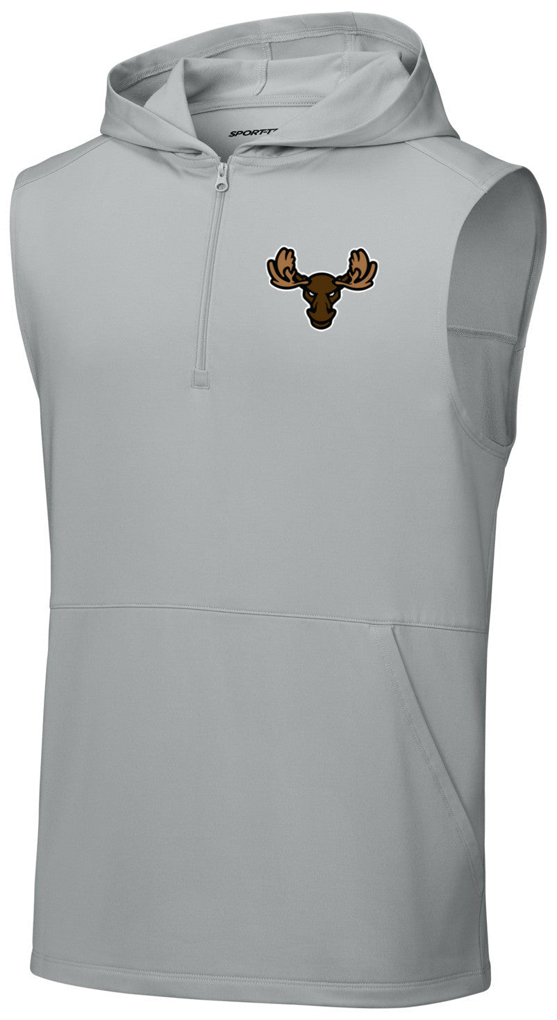 Sport-Wick Stretch Sleeveless Hooded 1/4-Zip