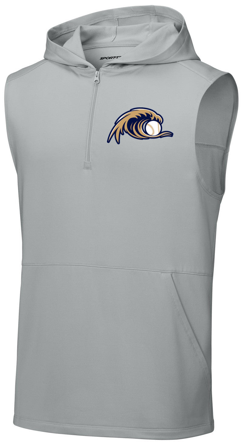 Sport-Wick Stretch Sleeveless Hooded 1/4-Zip